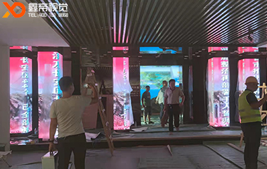 西安市警示教育基地五塊LED顯示項目