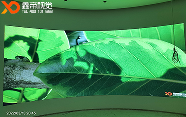 佛山美的集團(tuán)高清弧形LED屏項目