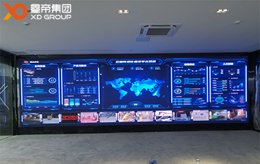 東莞潤信環(huán)?？梢暬脚_LED大屏項目
